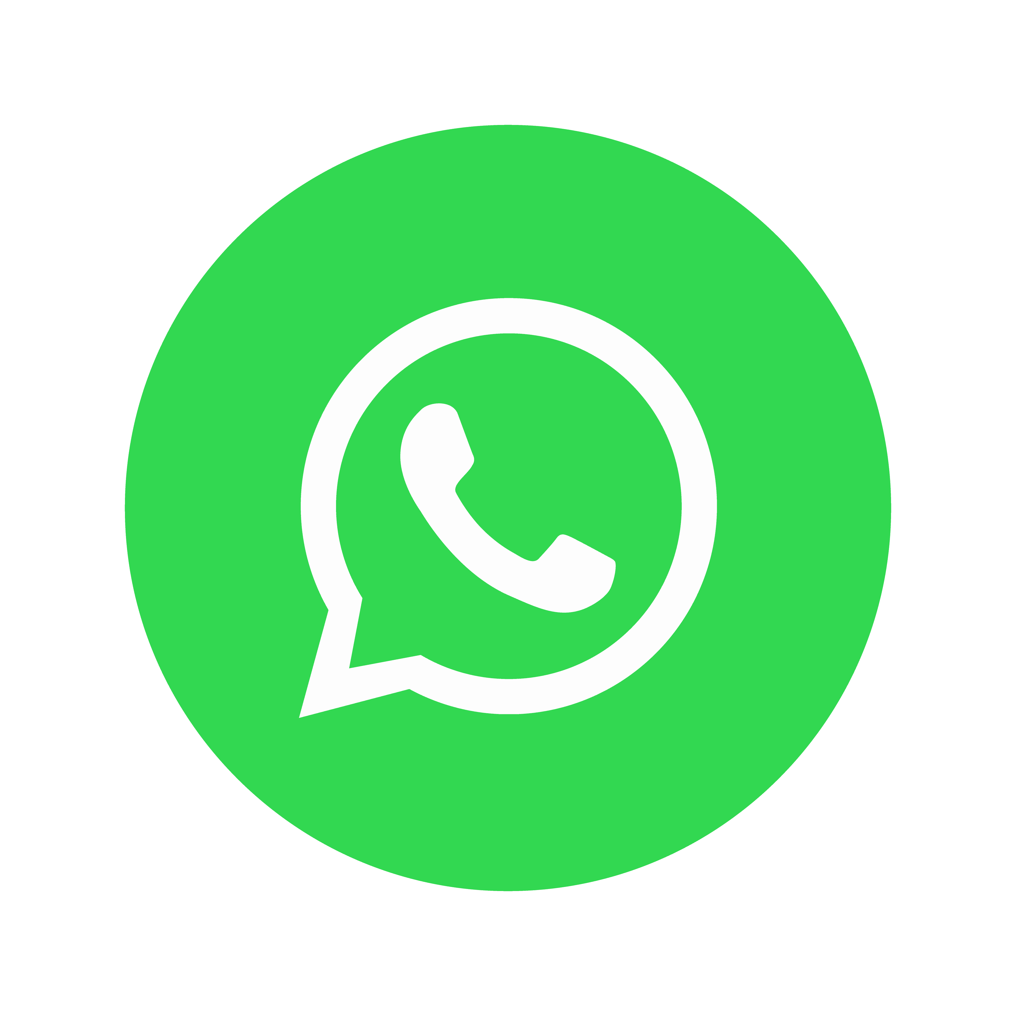 WhatsApp logo on a green circle indicating a contact button to message about Nusa Lembongan